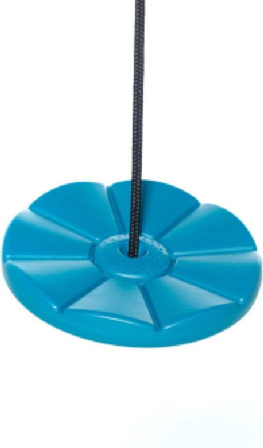 DICE-Outdoor DICE kunststof schotelschommel turquoise zwart touw