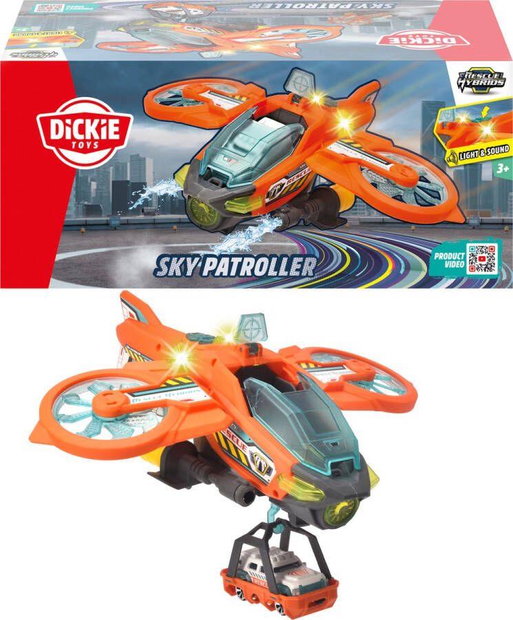 Dickie Toys Rescue Hybrids Sky Patroller Speelgoedvoertuig