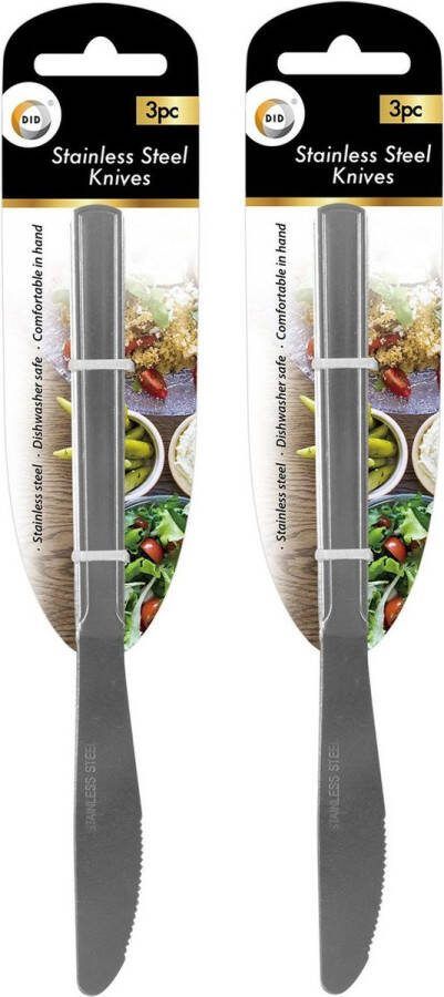 DID 15x Messen van RVS 22 cm Smeermessen Voordelig tafelbestek