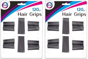 DID formaten zwarte haar schuifspeldjes 240x stuks 4 3 en 6 2 cm Bobby pins haarspelden