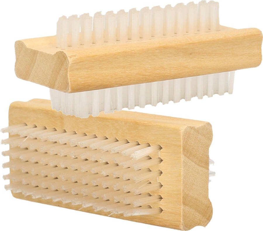DID Nagelborstels 2 stuks hout 10 cm