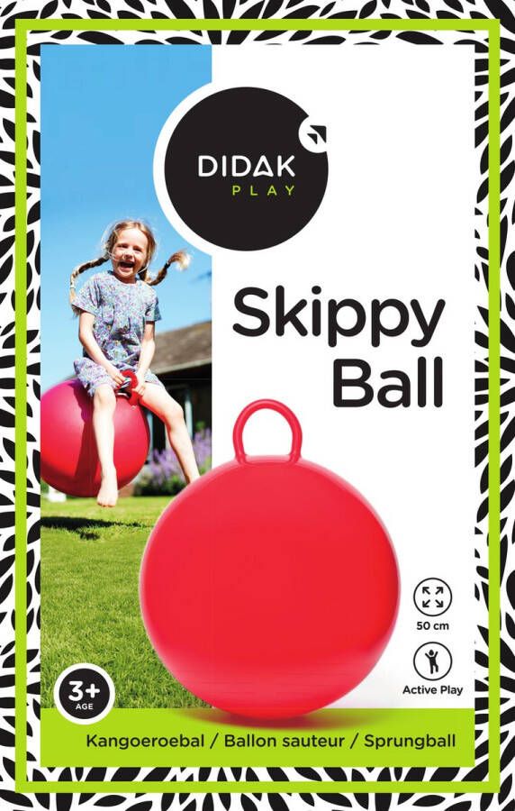 Didak play Kangoeroebal 50 cm Rood Skippybal