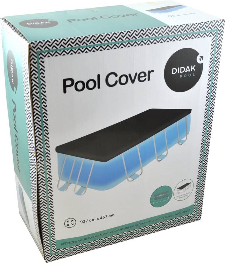 Didak pool Didak Afdekzeil 956 cm voor rechthoekig zwembad 956 x 488 cm