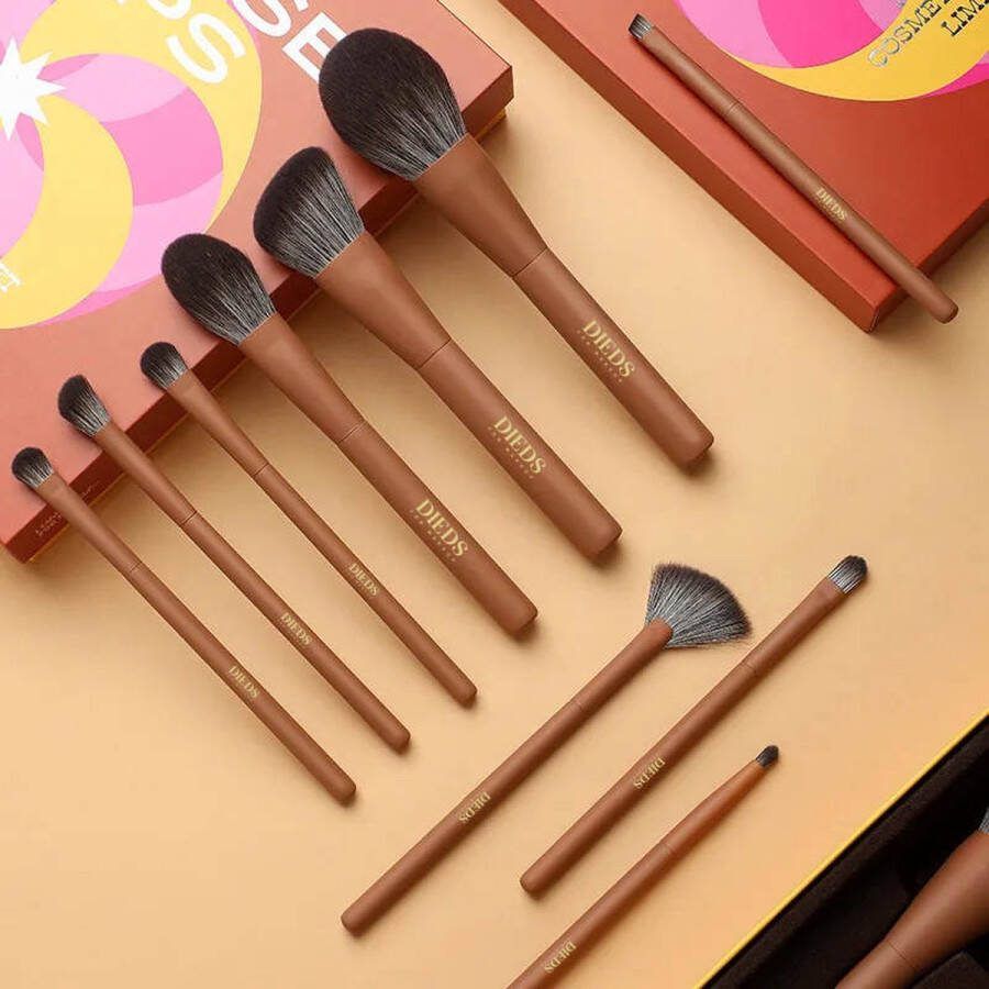 Dieds professionele Make-up kwastenset make up cosmetica kwasten -make up kwast