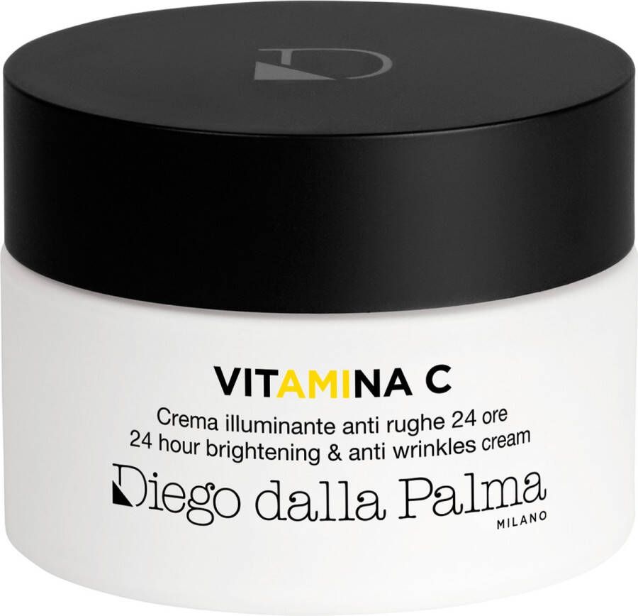 Diego Dalla Palma 24H Brightening 6 Anti Wrinkles Cream Verhelderende Dagcrème met Vitamine C Anti-Rimpel Crème Pot 50 ml