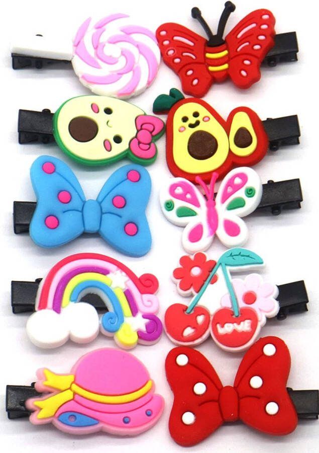 Dielay Haaraccessoires voor Kinderen Haarklemmen Haarclips Set 10 Stuks