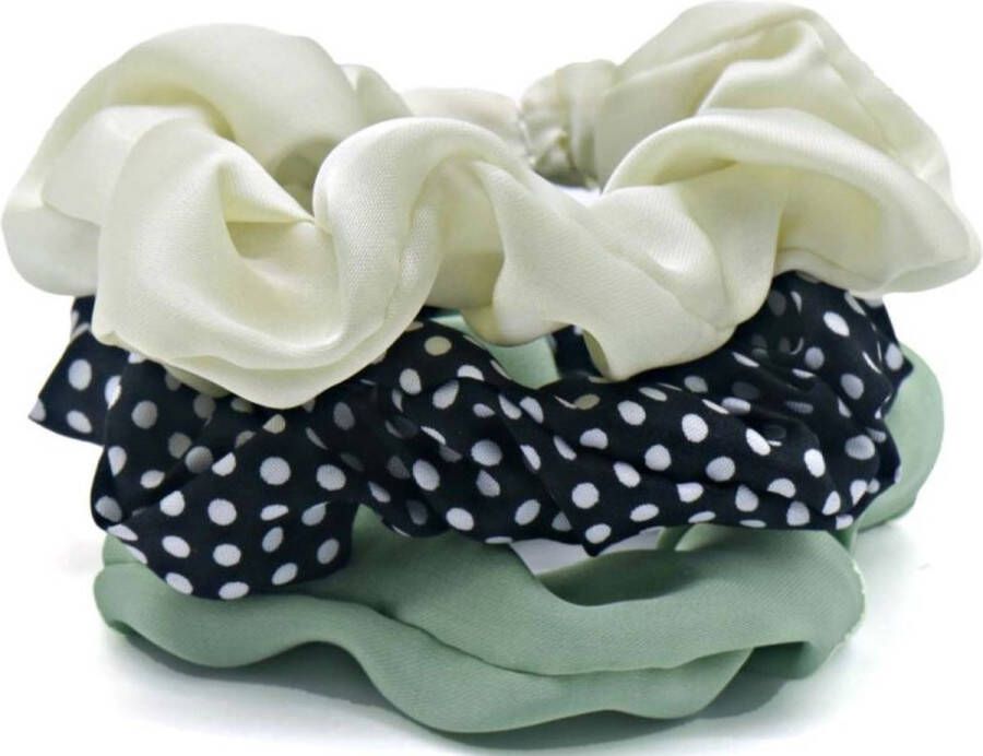 Dielay Scrunchies Haarelastieken Set 3 Stuks Model 1