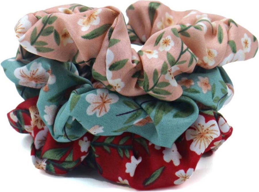 Dielay Scrunchies Haarelastieken Set 3 Stuks Model 3