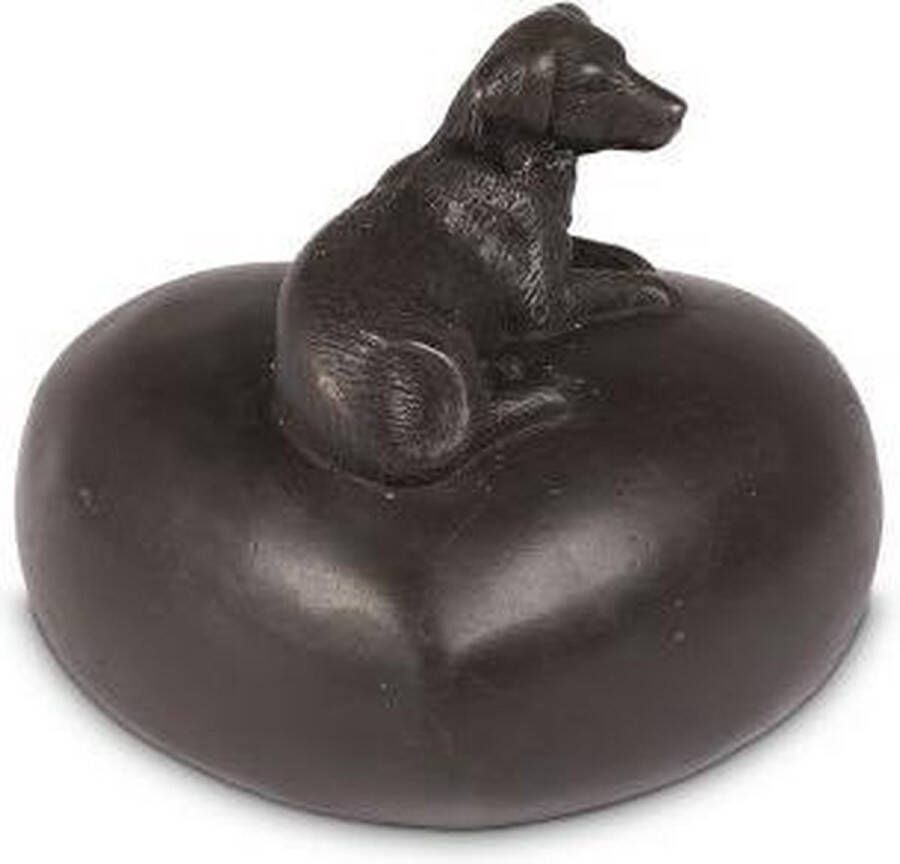 Dierenasbeelden Mini Asbeeld Dieren Urn Voor Uw Geliefde Dier Liggende hond in brons Kat Hond Paard Konijn
