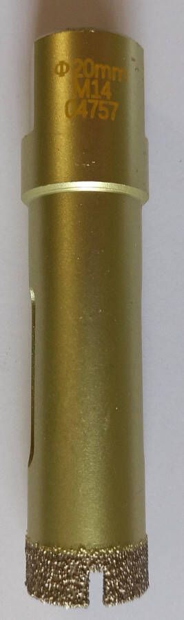 Diewe Tegelboor galvanisch aansl. M14 Ø 20mm