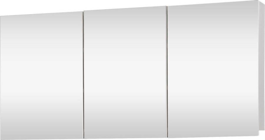 Differnz Brida spiegelkast 50x100x15cm 3 deuren wit