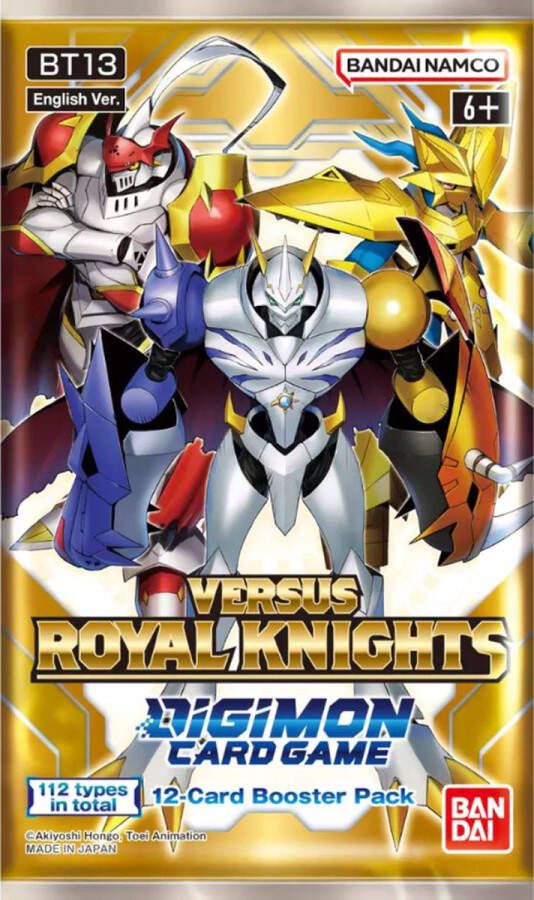 Digimon TCG Versus Royal Knight Sleeved Booster Trading Cards