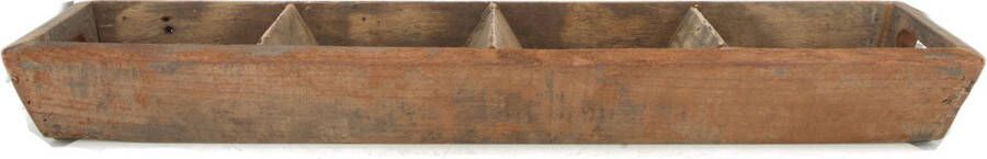 Dijk Natural Collections DKNC Dienblad reclaimed hout 75x18x8 cm Natuurlijk