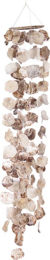 Dijk Natural Collections -Hanger van placuna schelpen-Naturel-29x185