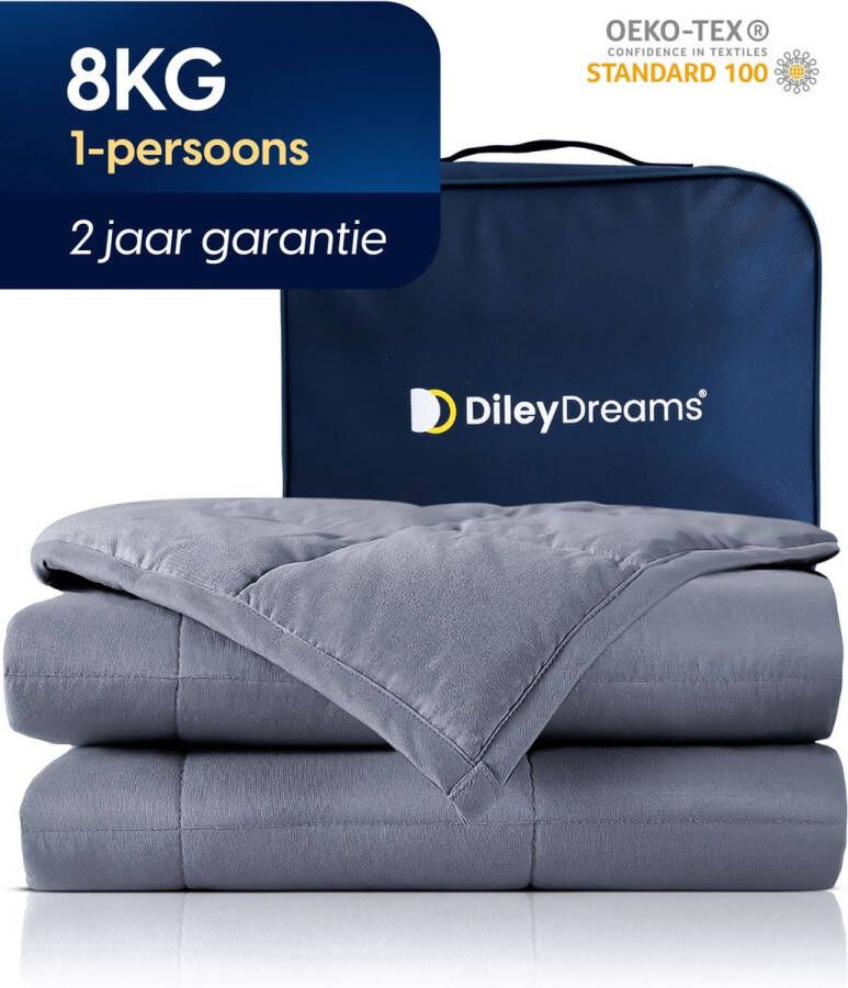 Diley Dreams Diley Dreams Verzwaringsdeken 8KG – Weighted Blanket – Verzwaarde Deken – Zware Deken – 150x200cm