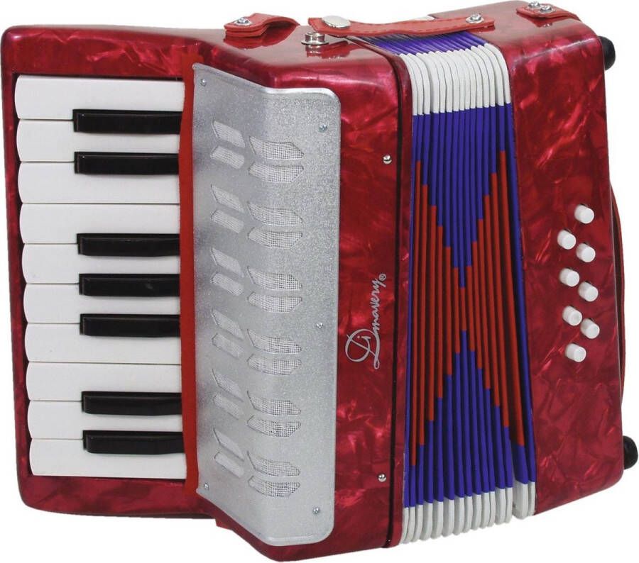 Dimavery Muziekinstrument voor kinderen accordion 1.5 octaves 8 basses