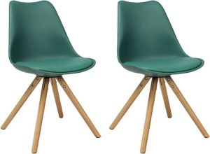 Dimehouse Set Van 2 Kuipstoelen Harrow Donkergroen
