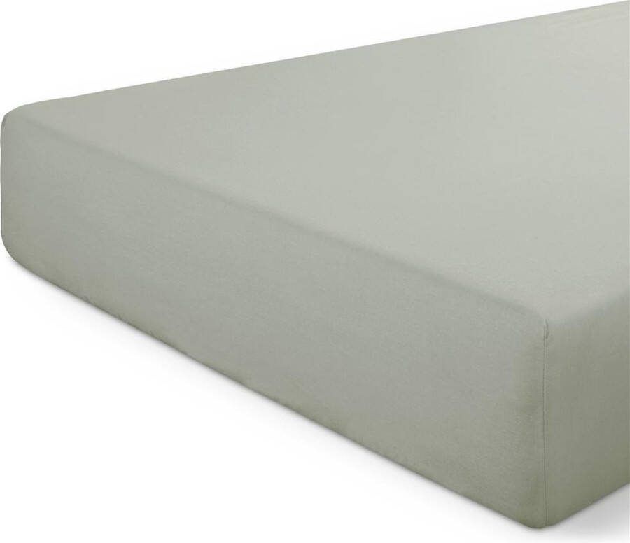 Dindi Home Dindi Hoeslaken Basic Beauty 90x200 100% katoen Groen