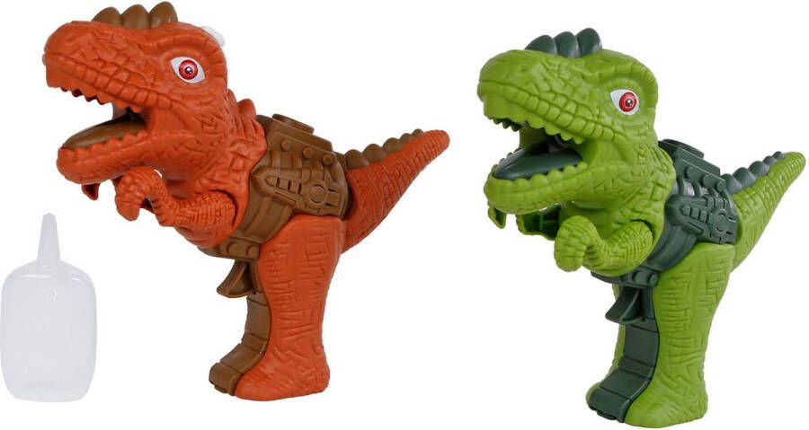 Coppens DinoWorld dinosaurus met stoom licht en geluid 17cm 2ass