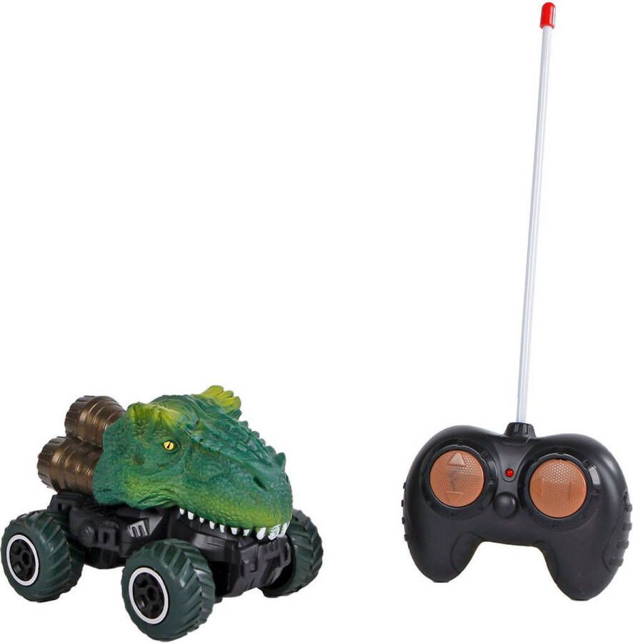 DinoWorld Van Manen DinoWord dinosaur RC auto met licht 12 5cm