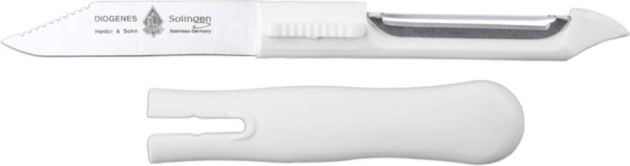 Diogenes Solingen 2 in 1 Multifunctioneel Schilmes en Dunschiller Wit