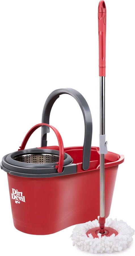 Dirt Devil Dweilsysteem met Wringer 16 L 17⌀ x 98 118 CM Rood