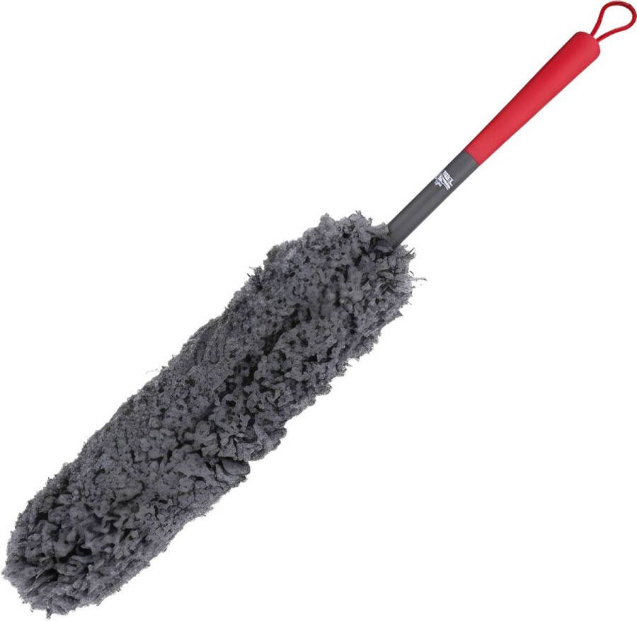 Dirt Devil Plumeau Microvezel Ragebol Anti-Sliphandvat Microvezelstoffer 59 5x8x8 cm Grijs Rood