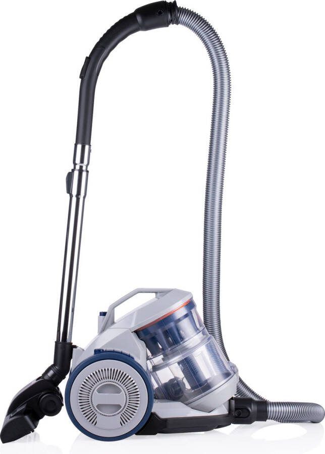 Dirt Devil Stofzuiger zonder Zak DD2501 850W HEPA 12 Filter Bereik van 7 5M 5 5KG Grijs Blauw