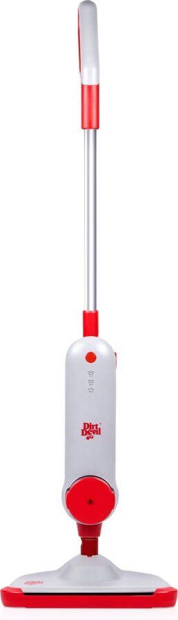Dirt Devil Stoomdweil DD7002 1300W Stoomreiniger voor Vloeren 7 5 Meter Bereik Stoomniveau Instellen Wit Rood