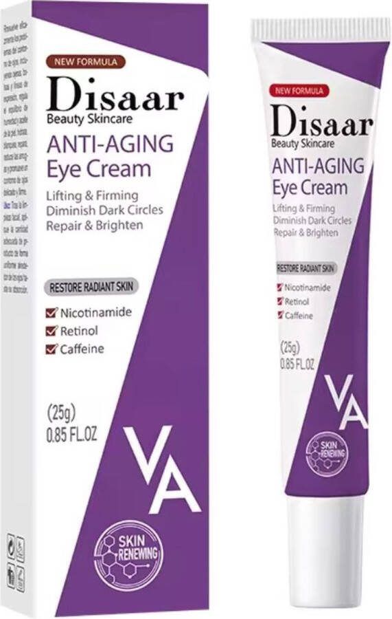 Disaar Anti-Aging oogcrème Retinol Nicotinamide en Cafeïne