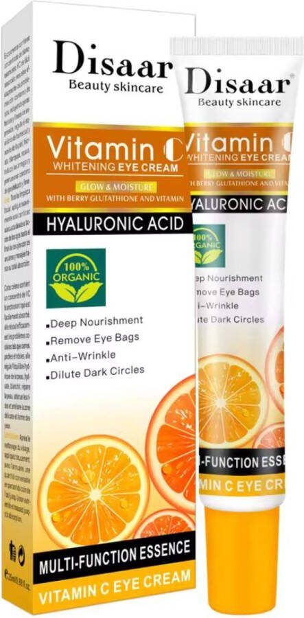 Disaar Vitamine C en Hyaluronzuur whitening oogcrème 25 ml