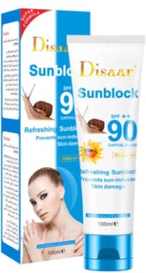 Disaar Zonnebrandcrème SPF90 UVA en UVB biologisch 100ml