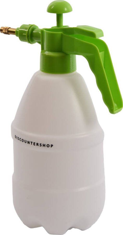 Discountershop 2 Liter Plantenspuit Groene en Wit Waterspuit Voor Tuin Essentieel Tuinaccessoire voor Tuinliefhebbers