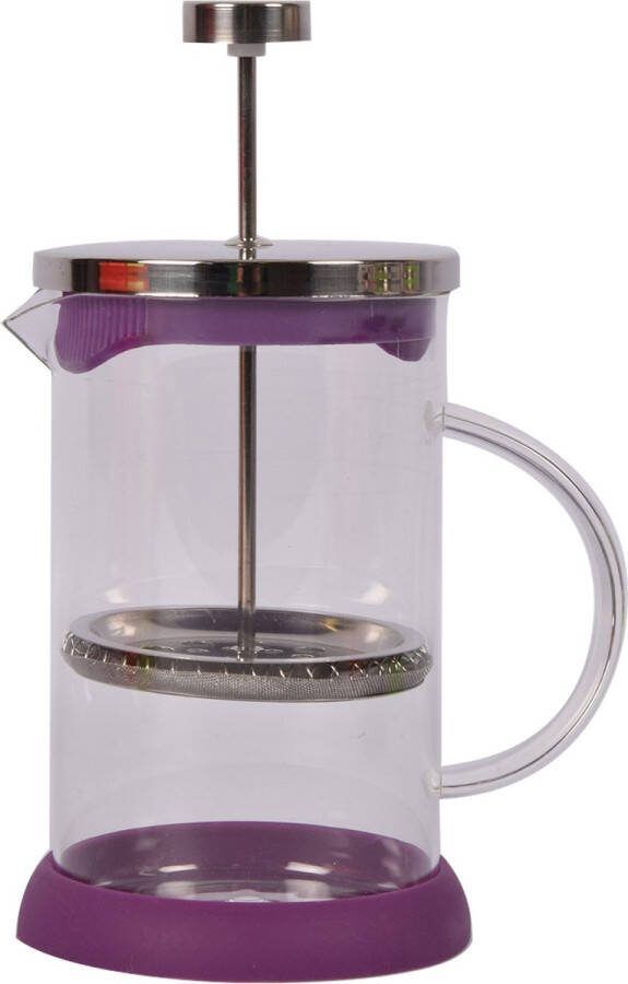 Discountershop Cafetières van Glas Duurzame 800 ml Capaciteit Ideaal voor 2 Kopjes Koffie of Thee