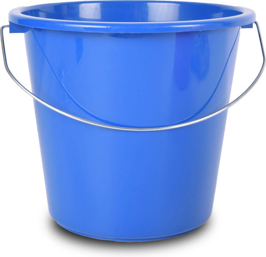 Discountershop Robuuste Multifunctionele Blauwe Emmer 5 Liter Ideaal voor Bouw & Huishoudelijke Schoonmaak