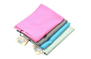Discountershop Set van 4 Professionele Polierdoek streeploos| Glazendoek | glaswerk | Poleerdoek | 42 x 68 cm
