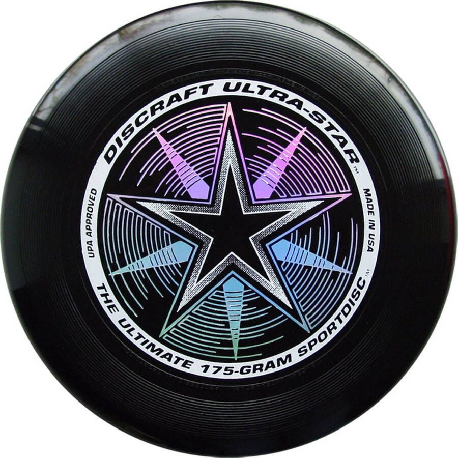 Discraft Ultra Star frisbee 27 5 cm 175 gram zwart