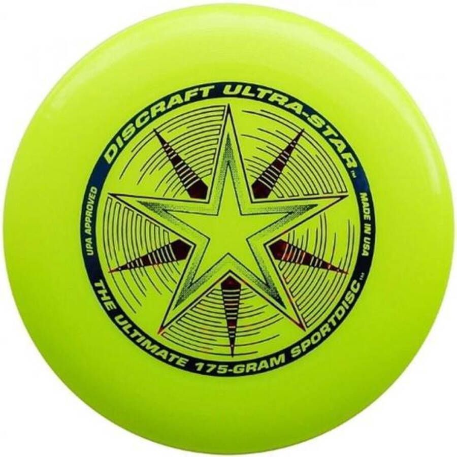 Discraft Frisbee Ultra-Star 175 gram Geel