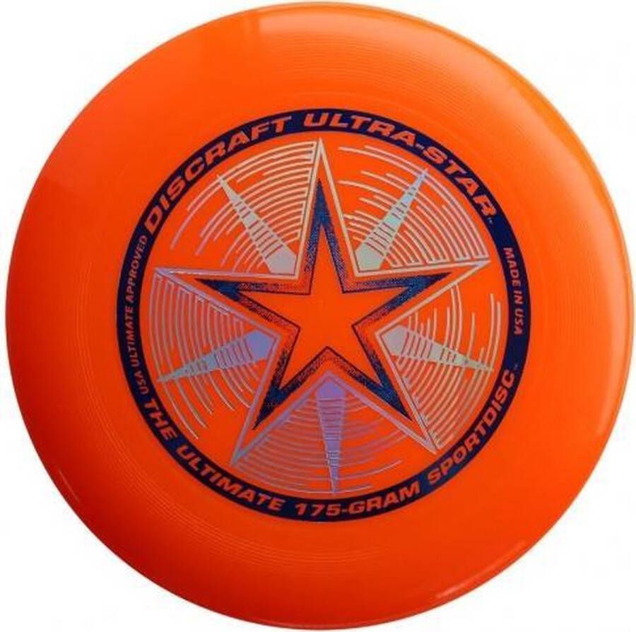 Discraft Frisbee Ultra-Star 175 gram Oranje