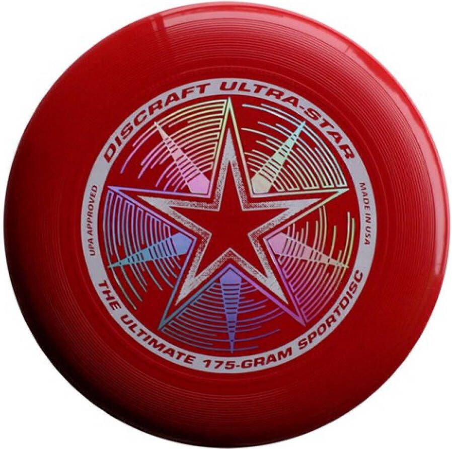 Discraft UltraStar Frisbee Donker Rood 175 gram
