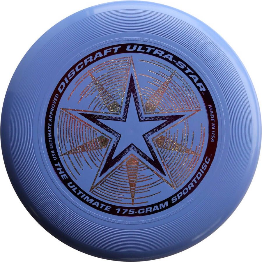 Discraft Ultra Star frisbee 27 5 cm 175 gram blauw