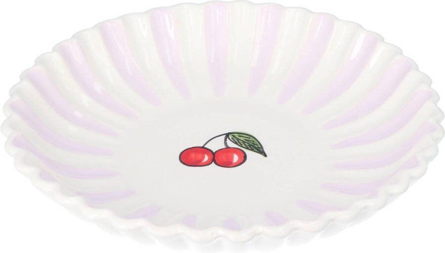 Dishes & Deco Diep bord Coquille Cerise 23cm Diepe borden