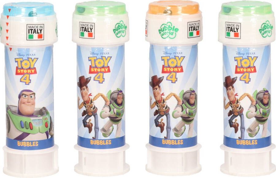 Disney 10x Toy Story bellenblaas flesjes met spelletje 60 ml voor kinderen Uitdeelspeelgoed Grabbelton speelgoed