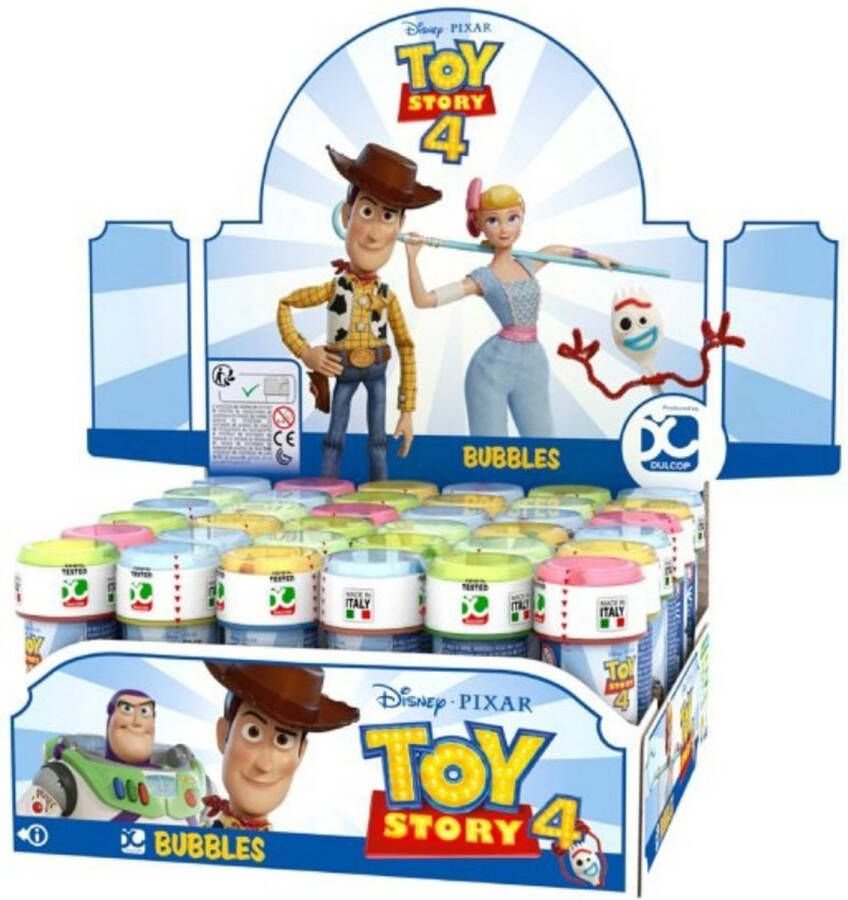 Disney 50x Toy Story bellenblaas flesjes met spelletje 60 ml voor kinderen Uitdeelspeelgoed Grabbelton speelgoed