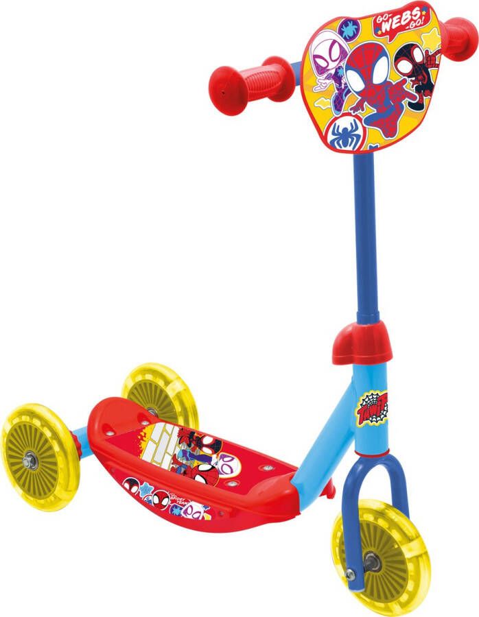 Disney Baby Spidey 3-wiel Kinderstep Jongens Rood geel blauw