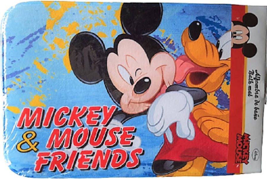 Disney Badmat Mickey Mouse & Pluto 40 x 60 cm Multi