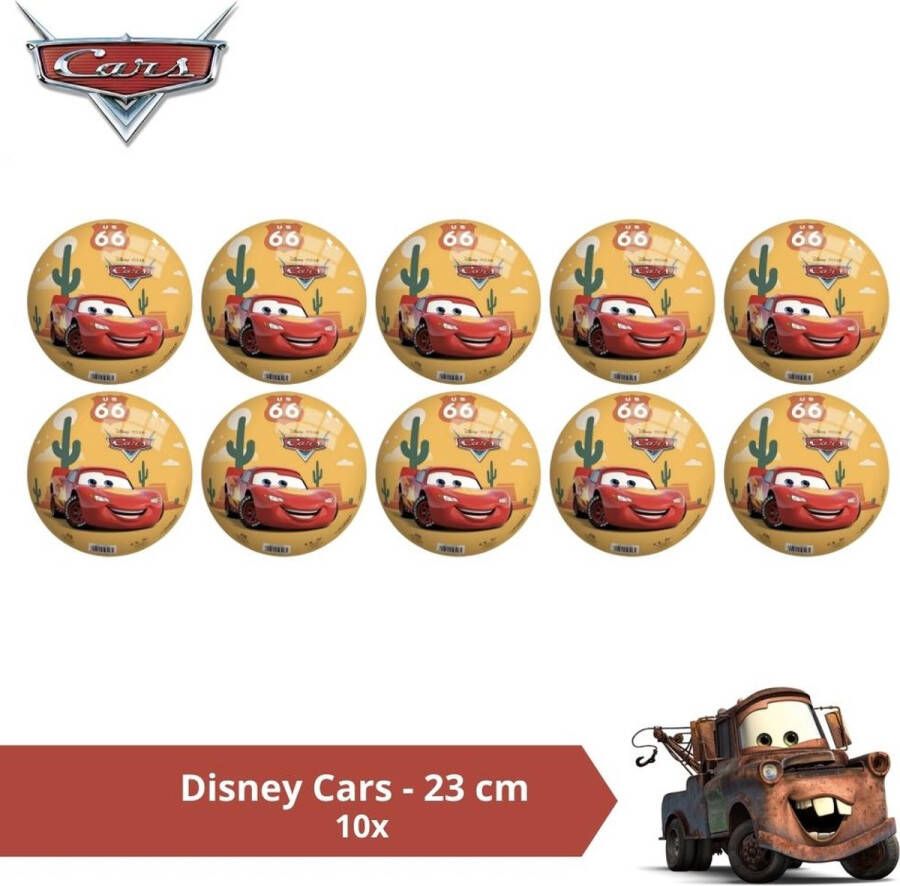 Disney Bal Voordeelverpakking Cars 23 cm 10 stuks