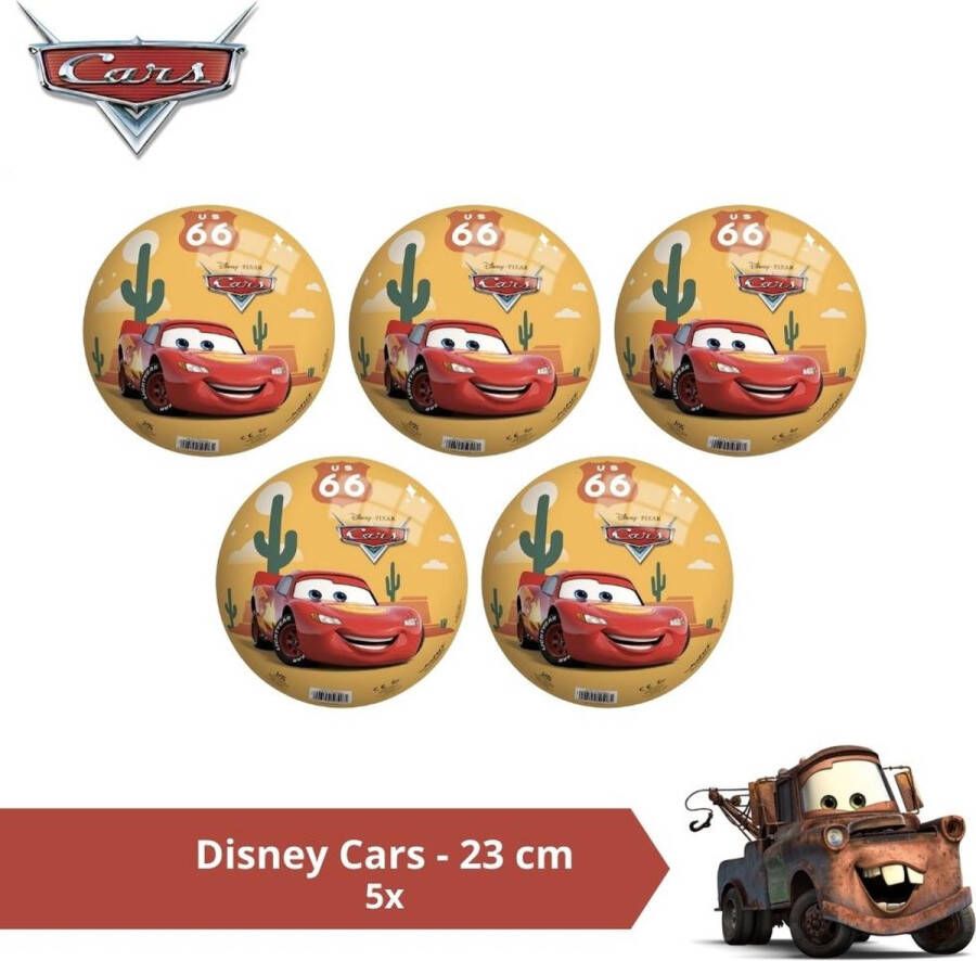 Disney Bal Voordeelverpakking Cars 23 cm 5 stuks