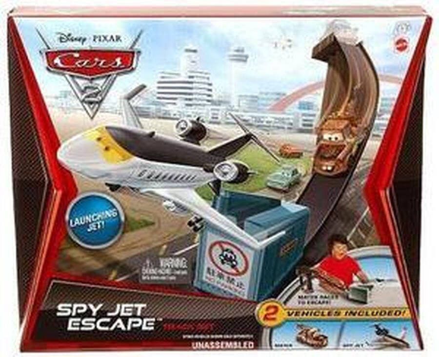 Disney Cars 2 Spy Jet Escape Track Set