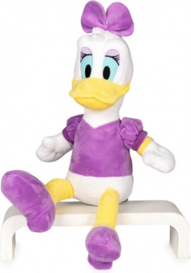 Disney Classic Disney Daisy Katrien Duck Pluche Knuffel 40 cm {Donald Duck Mickey Mouse Minnie Mouse Goofy Speelgoed Knuffelpop Knuffeldier voor kinderen jongens meisjes}